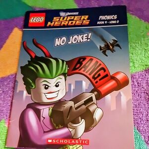 LEGO Super Heroes Phonics Book with Purple and Green